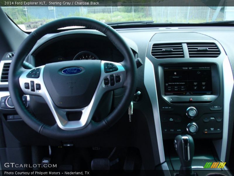 Sterling Gray / Charcoal Black 2014 Ford Explorer XLT