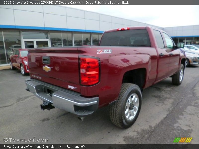 Deep Ruby Metallic / Jet Black 2015 Chevrolet Silverado 2500HD LT Double Cab 4x4