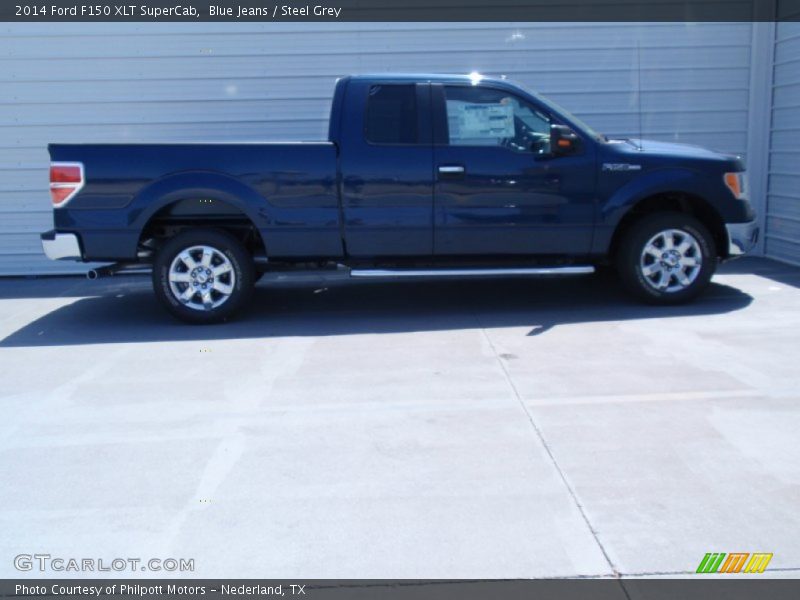 Blue Jeans / Steel Grey 2014 Ford F150 XLT SuperCab