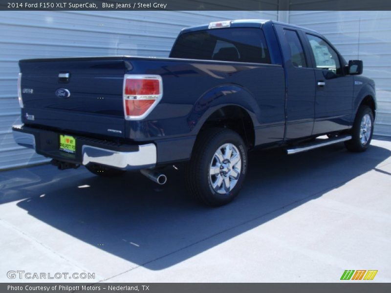 Blue Jeans / Steel Grey 2014 Ford F150 XLT SuperCab