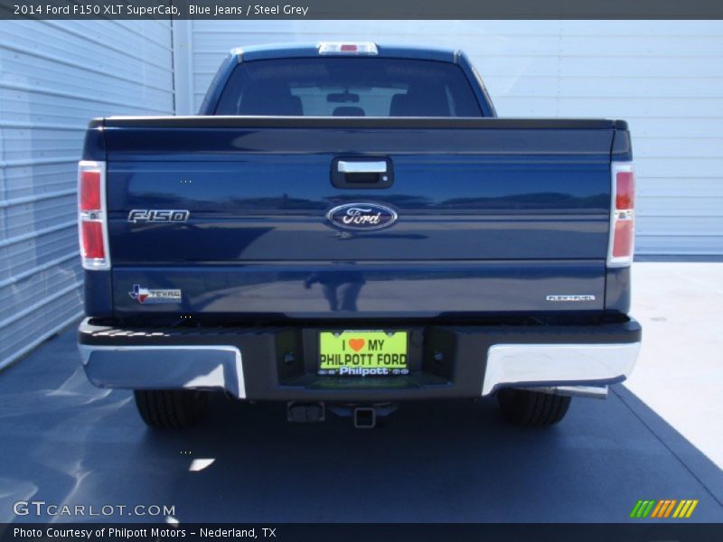 Blue Jeans / Steel Grey 2014 Ford F150 XLT SuperCab