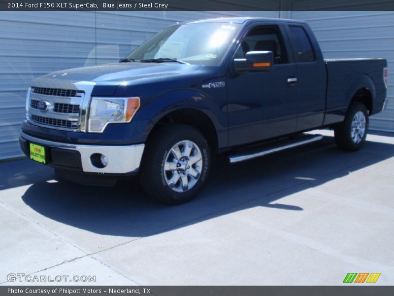 Blue Jeans / Steel Grey 2014 Ford F150 XLT SuperCab