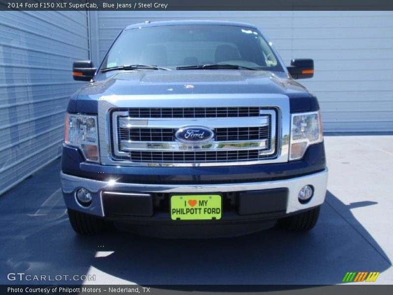Blue Jeans / Steel Grey 2014 Ford F150 XLT SuperCab