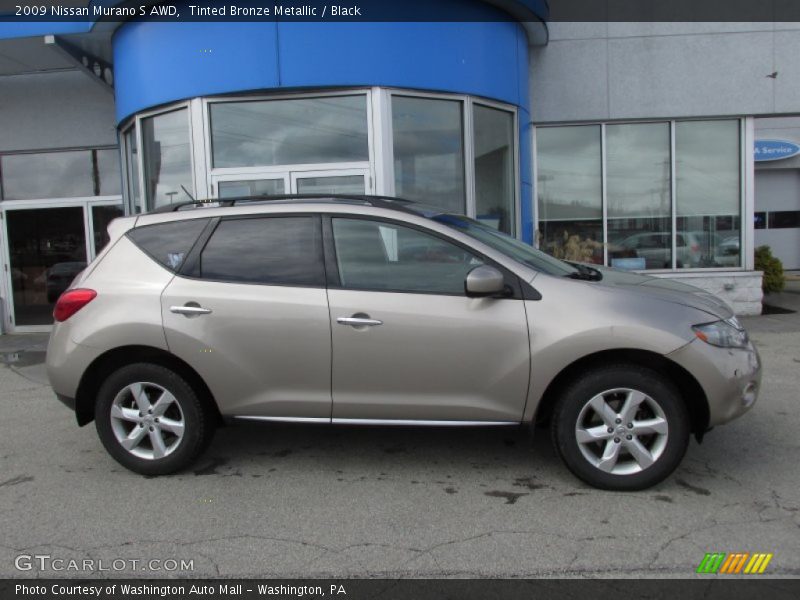 Tinted Bronze Metallic / Black 2009 Nissan Murano S AWD