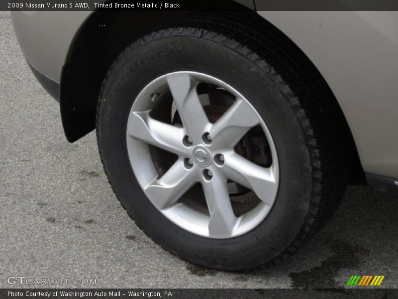 Tinted Bronze Metallic / Black 2009 Nissan Murano S AWD