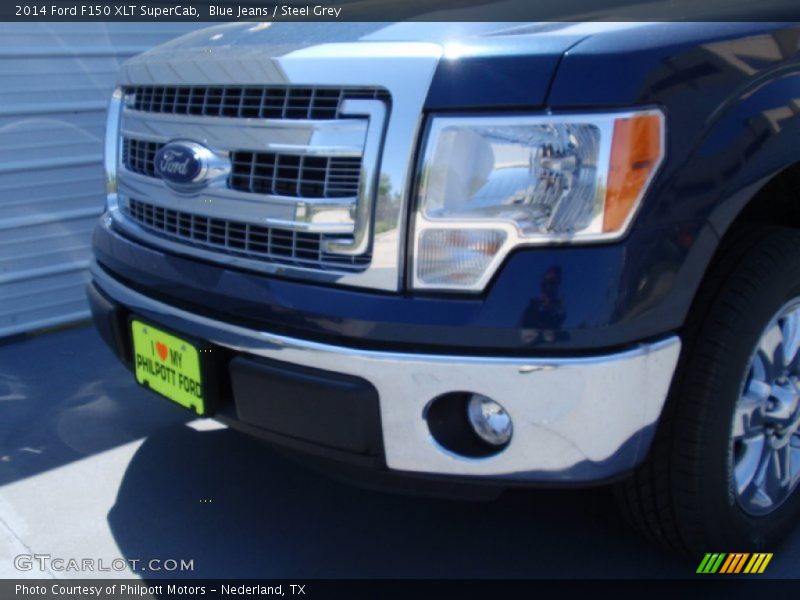 Blue Jeans / Steel Grey 2014 Ford F150 XLT SuperCab