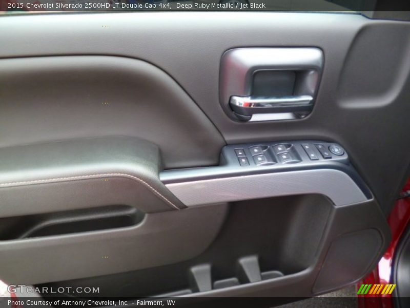 Deep Ruby Metallic / Jet Black 2015 Chevrolet Silverado 2500HD LT Double Cab 4x4