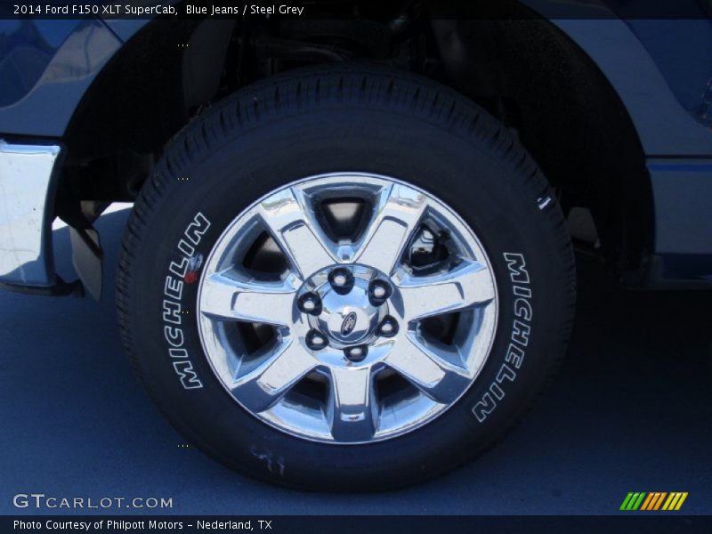 Blue Jeans / Steel Grey 2014 Ford F150 XLT SuperCab