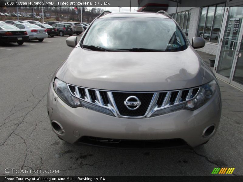 Tinted Bronze Metallic / Black 2009 Nissan Murano S AWD