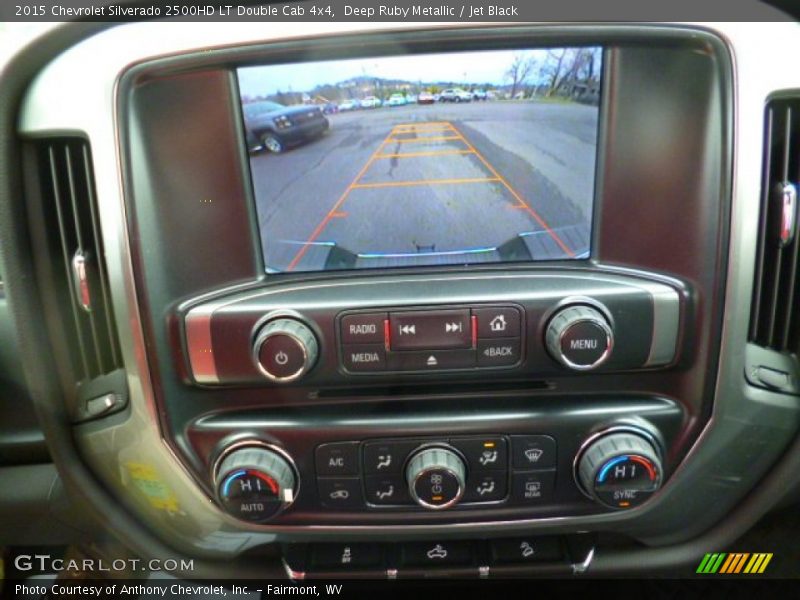 Deep Ruby Metallic / Jet Black 2015 Chevrolet Silverado 2500HD LT Double Cab 4x4