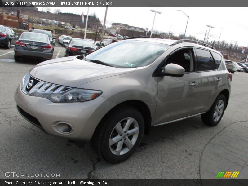 Tinted Bronze Metallic / Black 2009 Nissan Murano S AWD