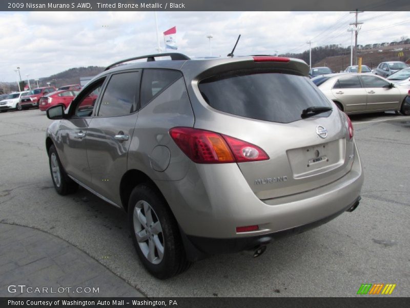 Tinted Bronze Metallic / Black 2009 Nissan Murano S AWD