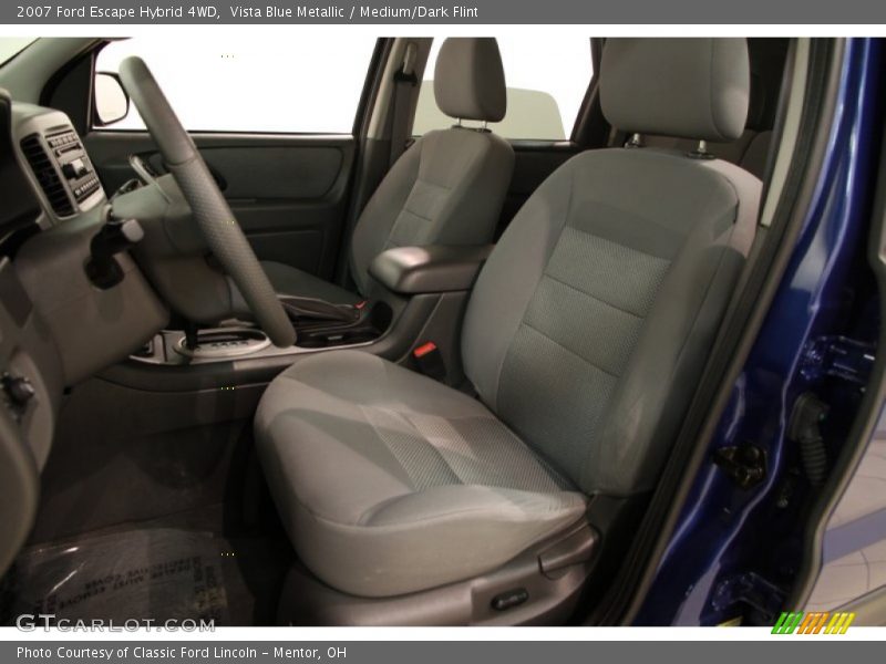 Vista Blue Metallic / Medium/Dark Flint 2007 Ford Escape Hybrid 4WD