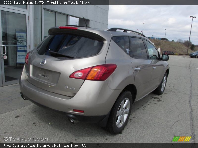 Tinted Bronze Metallic / Black 2009 Nissan Murano S AWD