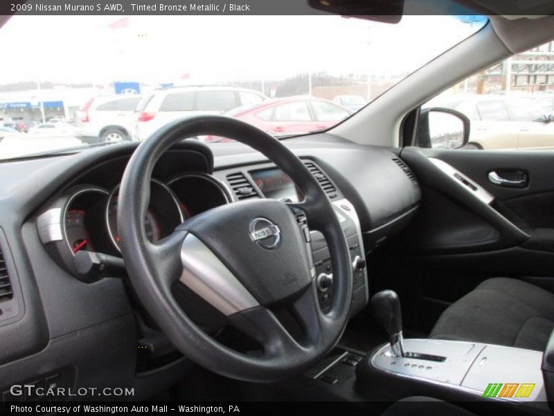 Tinted Bronze Metallic / Black 2009 Nissan Murano S AWD