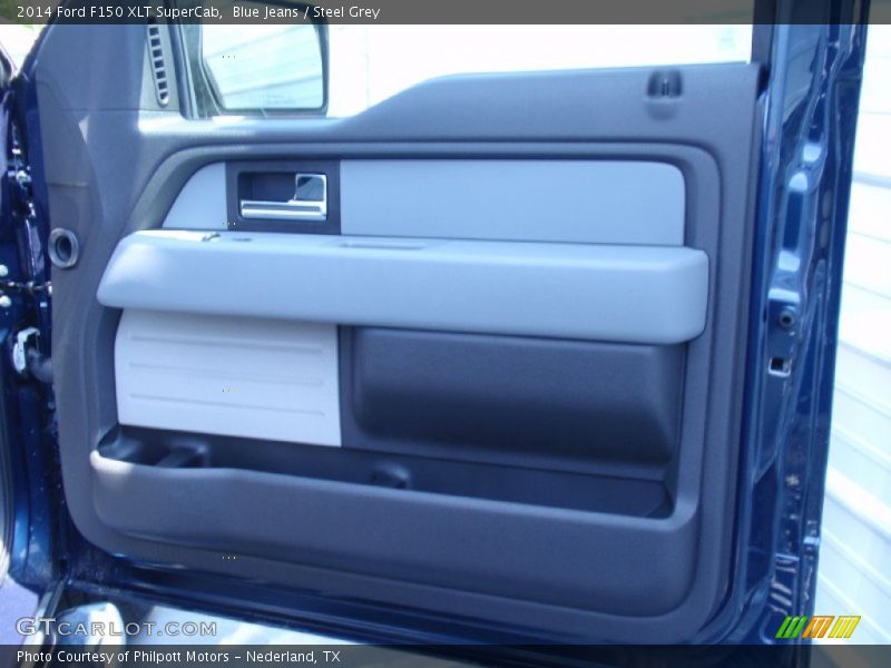 Blue Jeans / Steel Grey 2014 Ford F150 XLT SuperCab