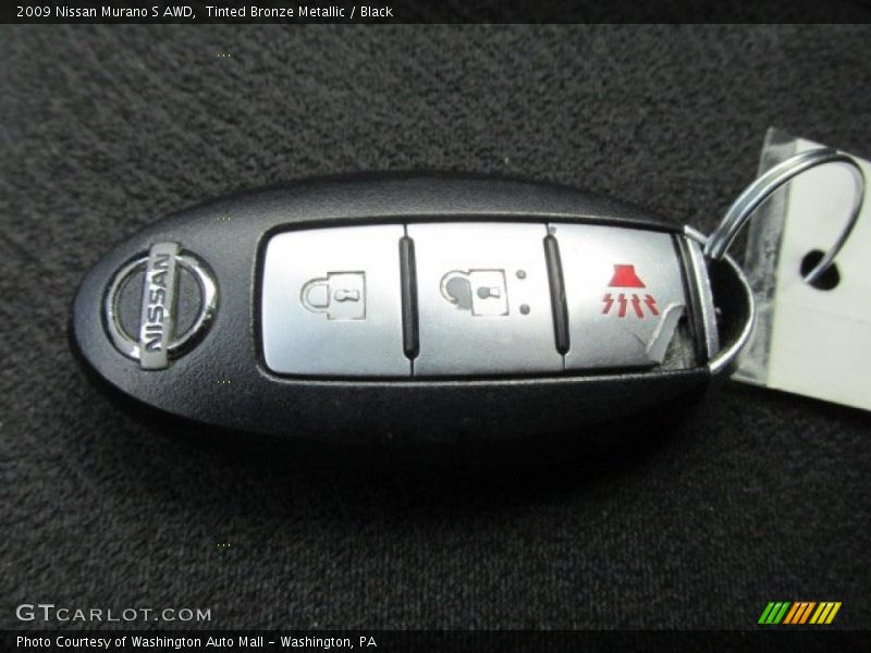 Tinted Bronze Metallic / Black 2009 Nissan Murano S AWD