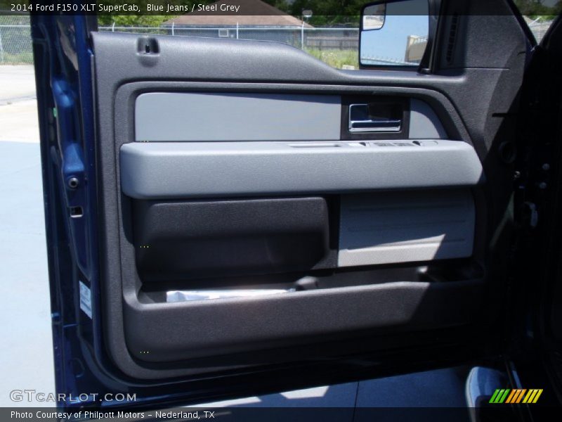 Blue Jeans / Steel Grey 2014 Ford F150 XLT SuperCab