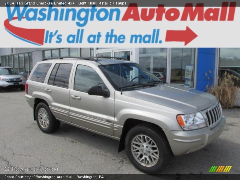 Light Khaki Metallic / Taupe 2004 Jeep Grand Cherokee Limited 4x4