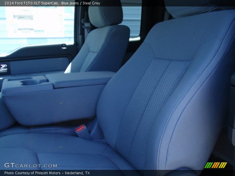 Blue Jeans / Steel Grey 2014 Ford F150 XLT SuperCab