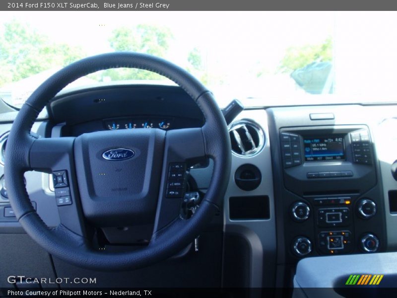 Blue Jeans / Steel Grey 2014 Ford F150 XLT SuperCab