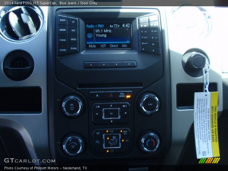 Blue Jeans / Steel Grey 2014 Ford F150 XLT SuperCab