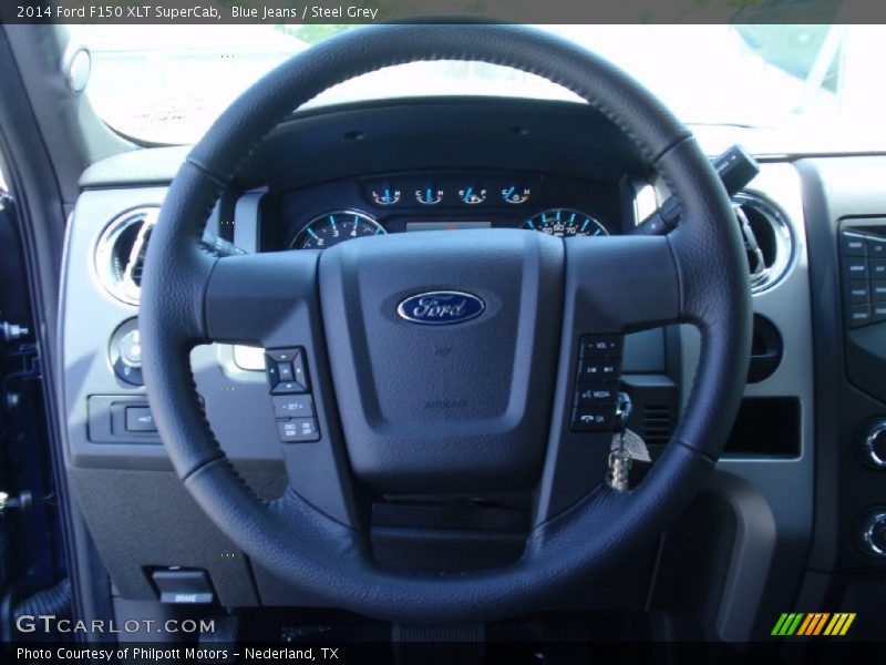 Blue Jeans / Steel Grey 2014 Ford F150 XLT SuperCab