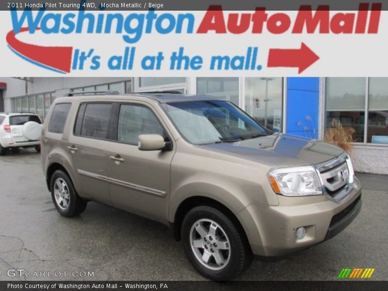 Mocha Metallic / Beige 2011 Honda Pilot Touring 4WD