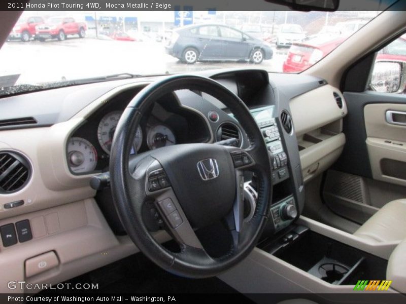 Mocha Metallic / Beige 2011 Honda Pilot Touring 4WD