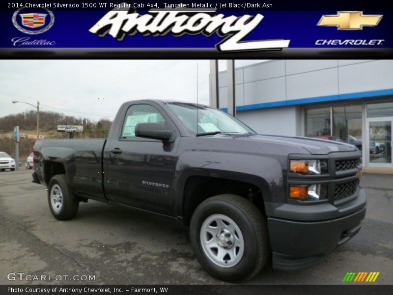 Tungsten Metallic / Jet Black/Dark Ash 2014 Chevrolet Silverado 1500 WT Regular Cab 4x4