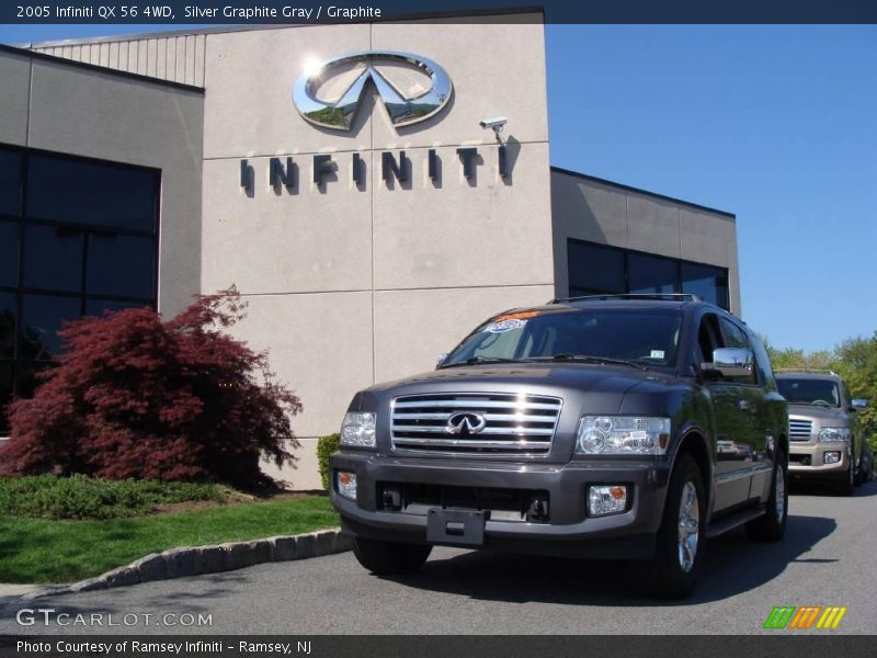 Silver Graphite Gray / Graphite 2005 Infiniti QX 56 4WD