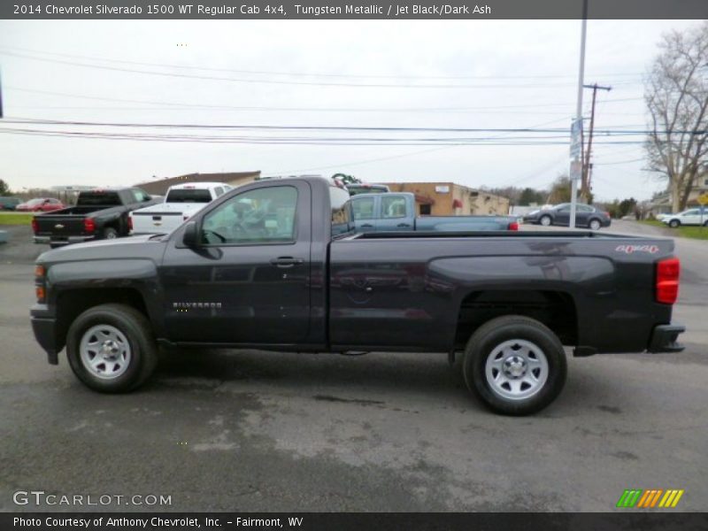 Tungsten Metallic / Jet Black/Dark Ash 2014 Chevrolet Silverado 1500 WT Regular Cab 4x4