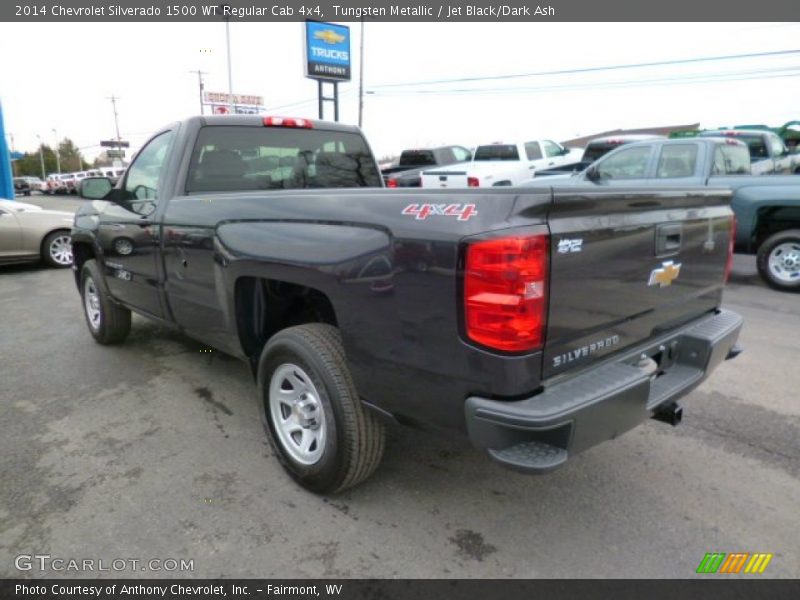 Tungsten Metallic / Jet Black/Dark Ash 2014 Chevrolet Silverado 1500 WT Regular Cab 4x4