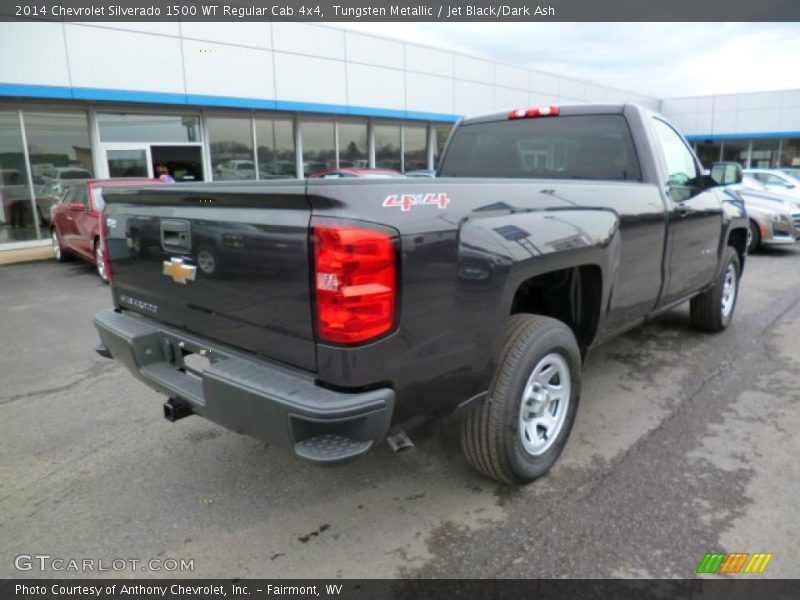 Tungsten Metallic / Jet Black/Dark Ash 2014 Chevrolet Silverado 1500 WT Regular Cab 4x4