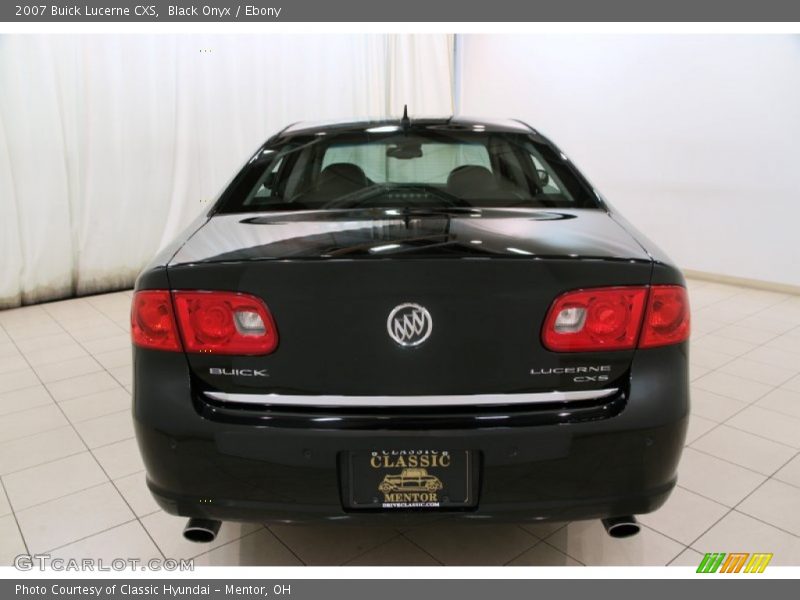 Black Onyx / Ebony 2007 Buick Lucerne CXS