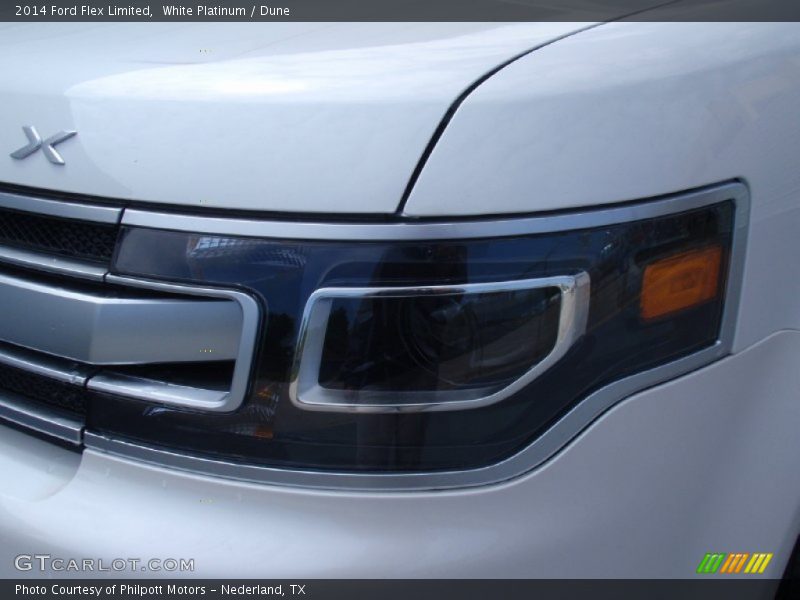 White Platinum / Dune 2014 Ford Flex Limited