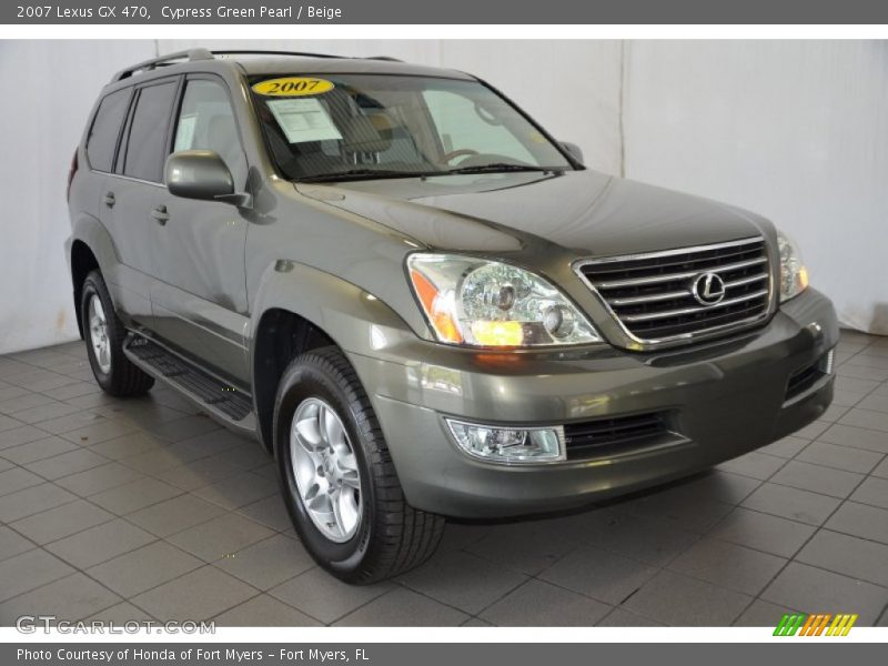 Cypress Green Pearl / Beige 2007 Lexus GX 470