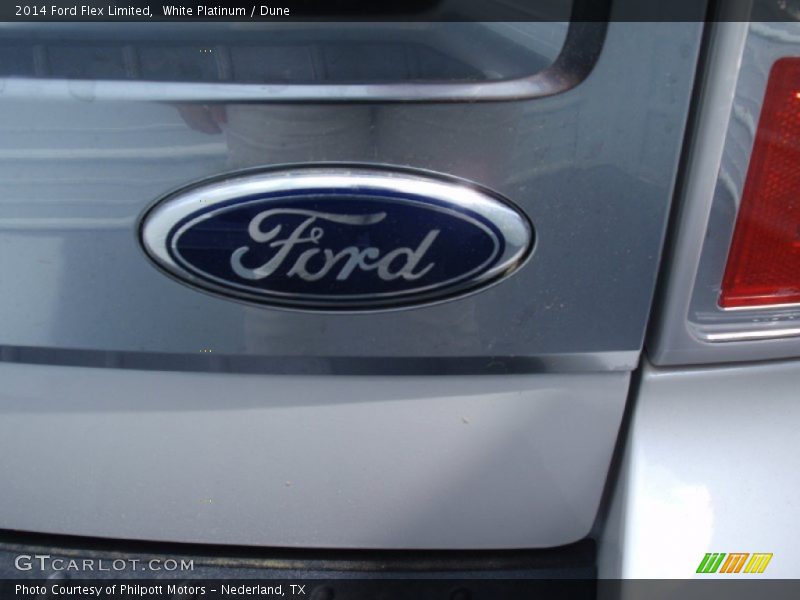 White Platinum / Dune 2014 Ford Flex Limited