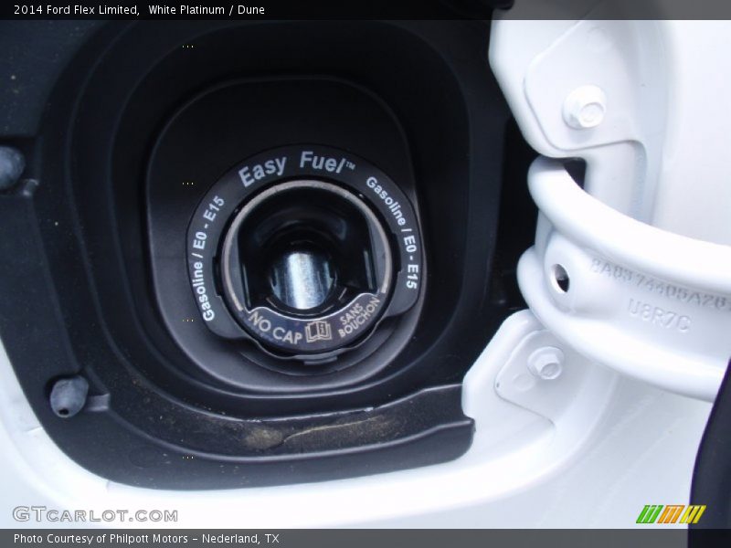 White Platinum / Dune 2014 Ford Flex Limited
