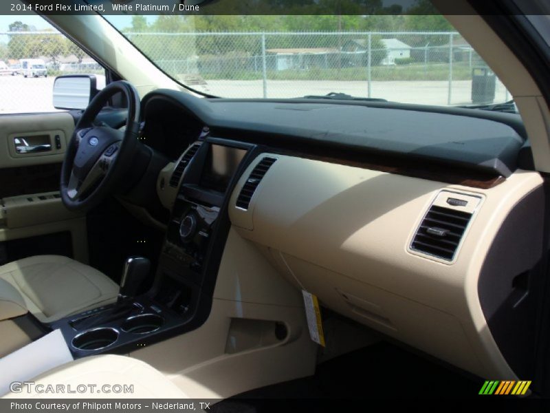 White Platinum / Dune 2014 Ford Flex Limited