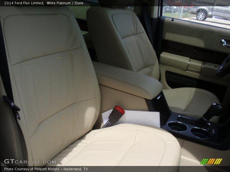 White Platinum / Dune 2014 Ford Flex Limited
