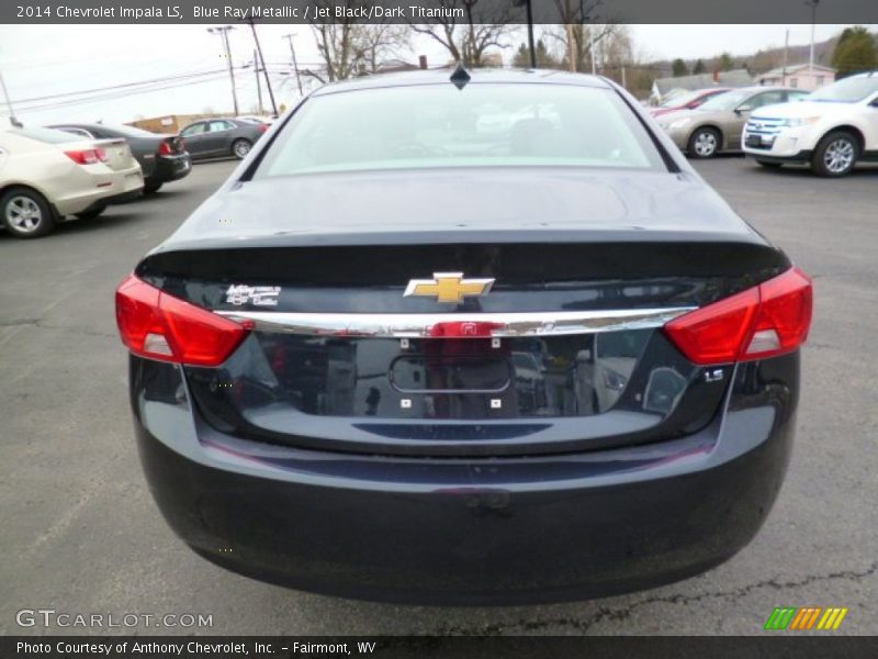 Blue Ray Metallic / Jet Black/Dark Titanium 2014 Chevrolet Impala LS