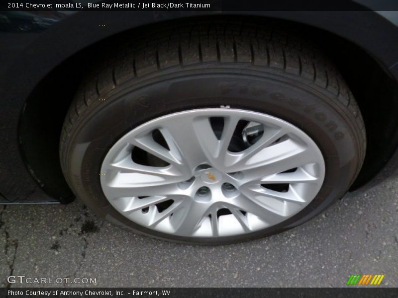 Blue Ray Metallic / Jet Black/Dark Titanium 2014 Chevrolet Impala LS