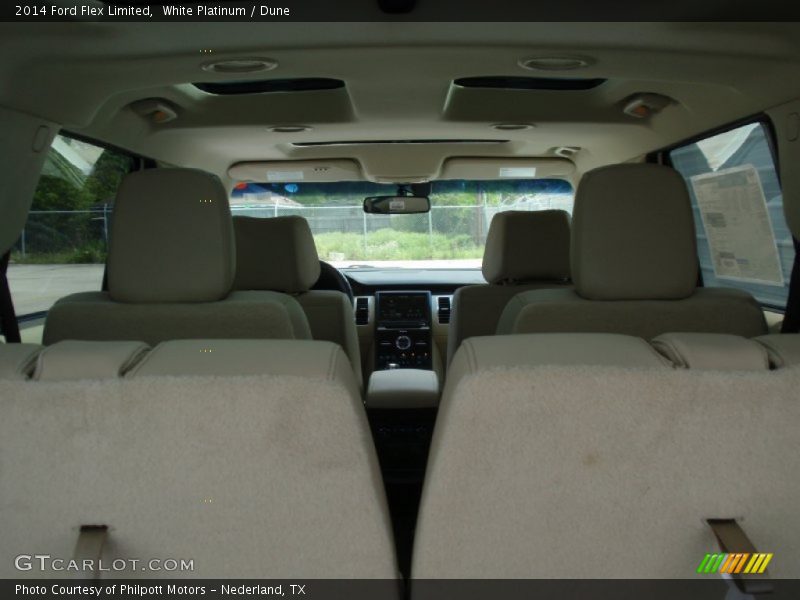 White Platinum / Dune 2014 Ford Flex Limited