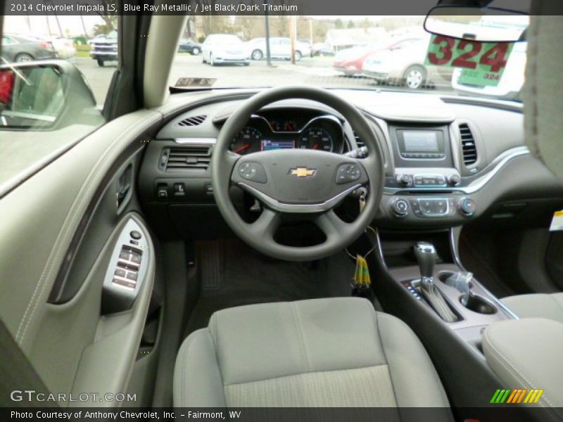 Blue Ray Metallic / Jet Black/Dark Titanium 2014 Chevrolet Impala LS