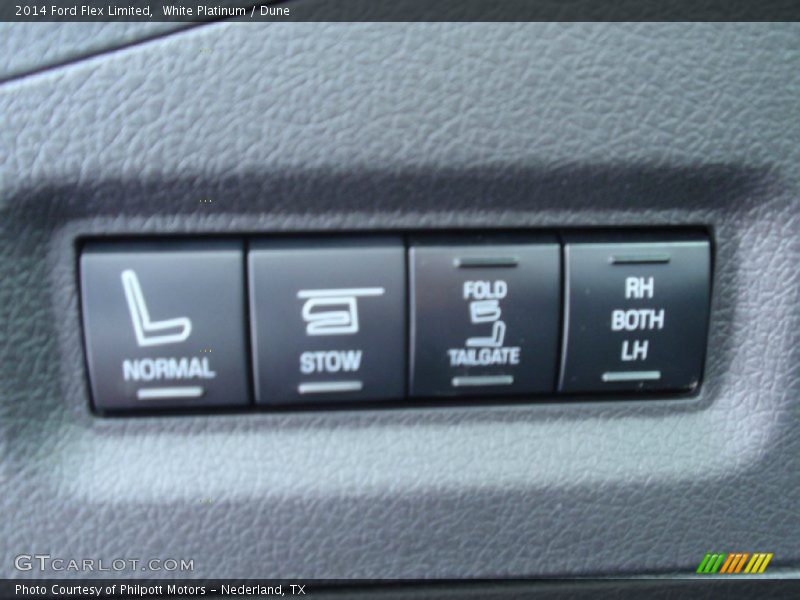White Platinum / Dune 2014 Ford Flex Limited