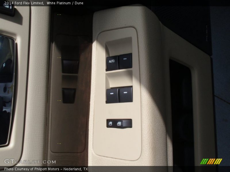 White Platinum / Dune 2014 Ford Flex Limited