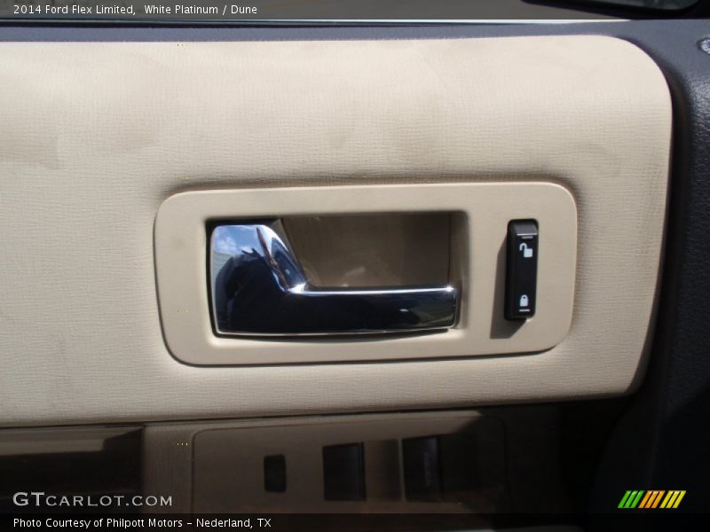 White Platinum / Dune 2014 Ford Flex Limited