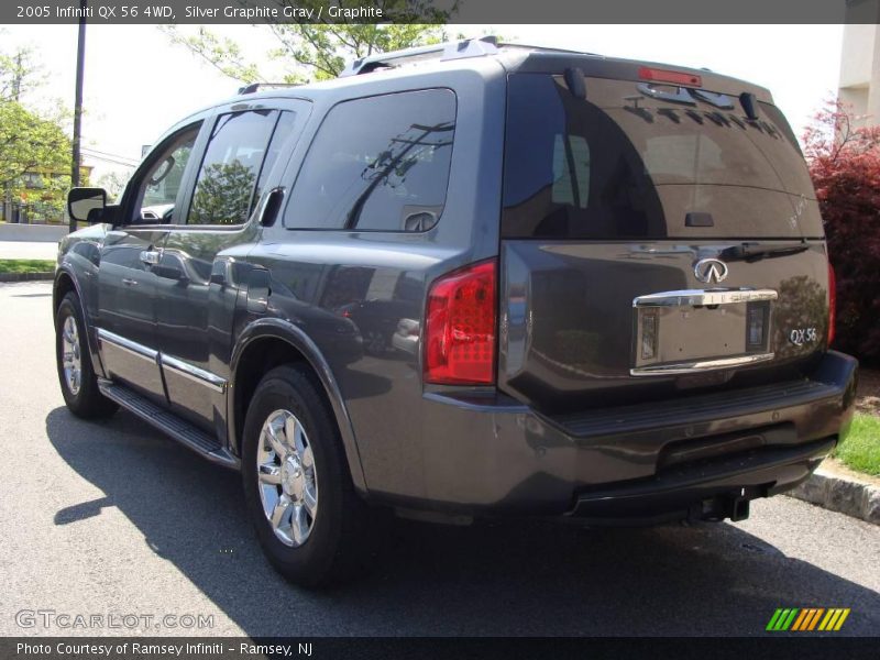 Silver Graphite Gray / Graphite 2005 Infiniti QX 56 4WD