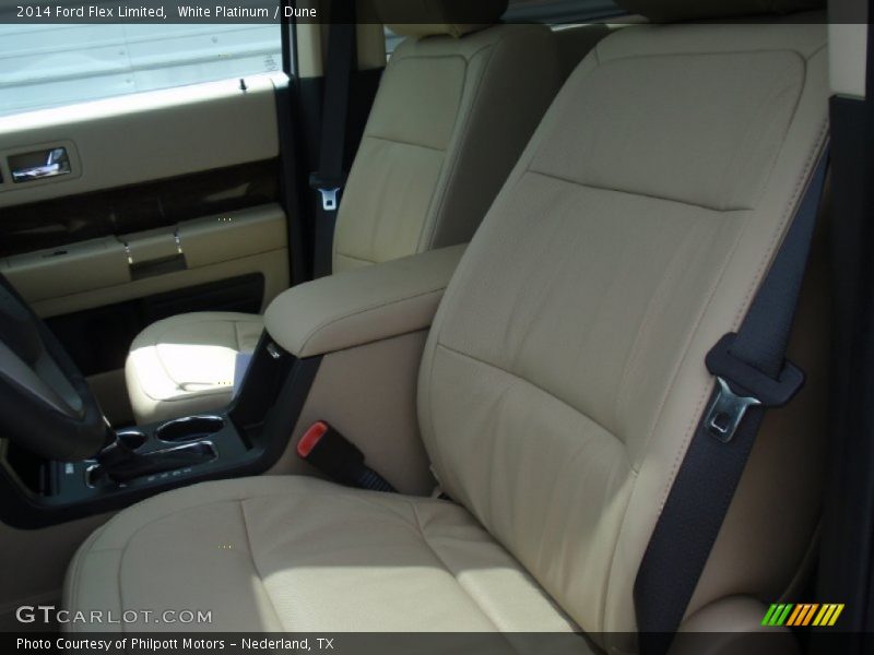 White Platinum / Dune 2014 Ford Flex Limited